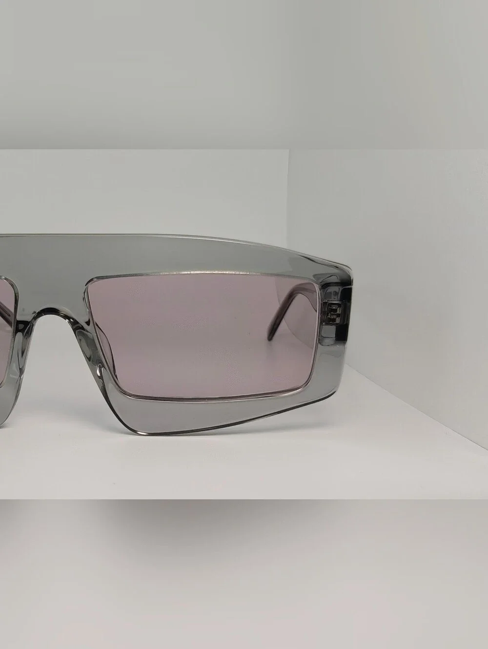 Hanna. Sleek Smoke Color Frame. Unique. 1980s Frame.